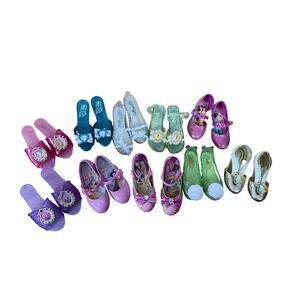 Disney Princess lot of dress up play princess heels 10 in total